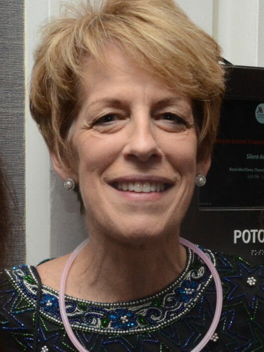 Cathy Patterson, Director of Enrollment and Financial Assistance at McLean School, smiles for the camera